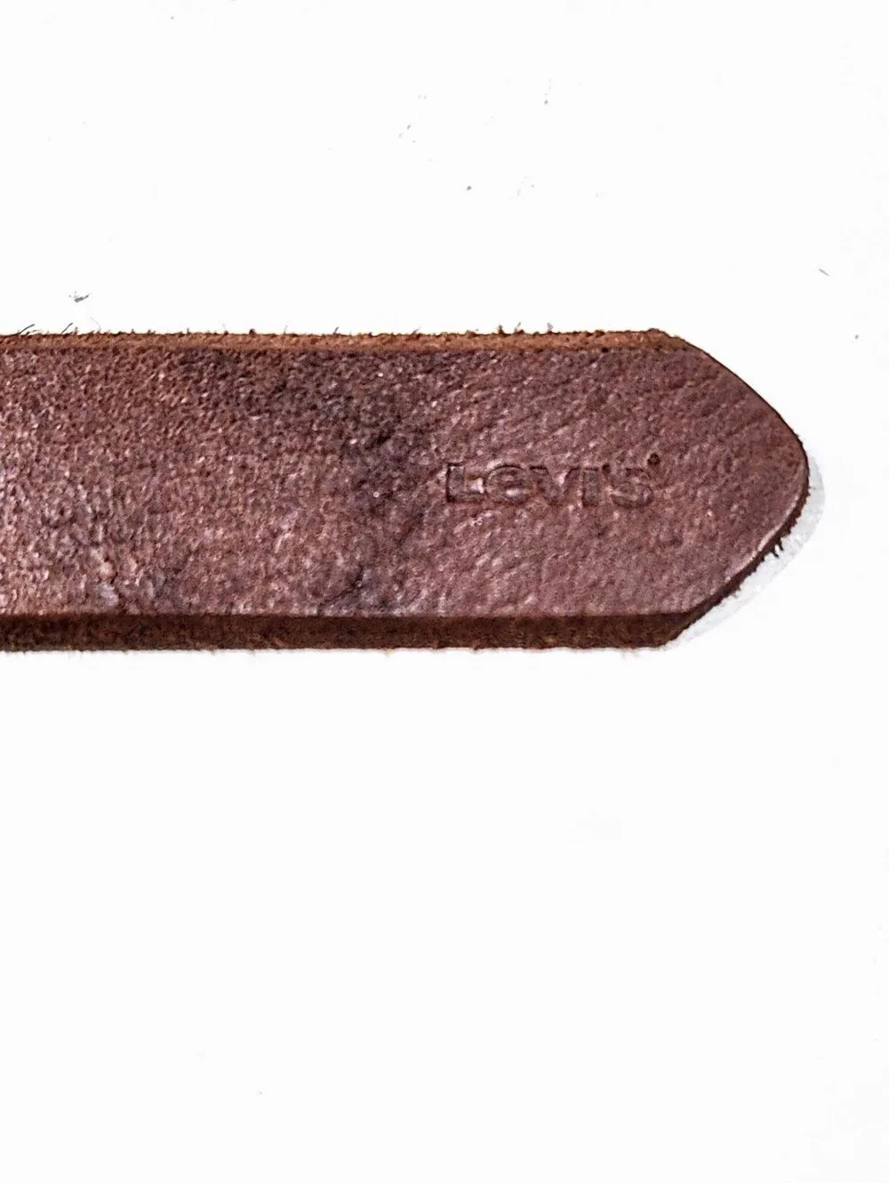 Levi's Icon Leather Belt Brown Full Grain Bovine Leather Size 40/100 37460-0316